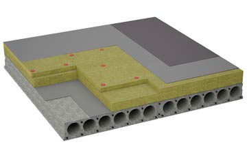 considerations of Upleadon Court flat roofing insulation